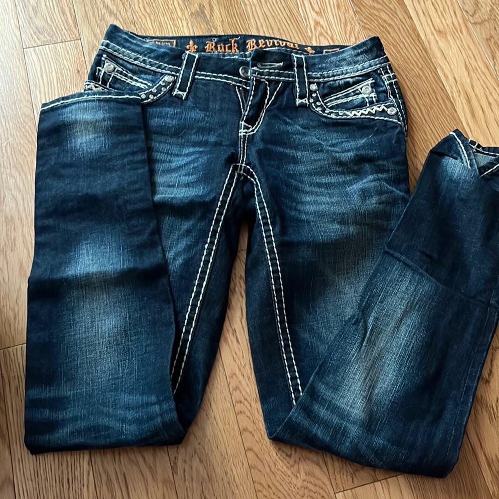 Rock revival skinny jeans size 25
